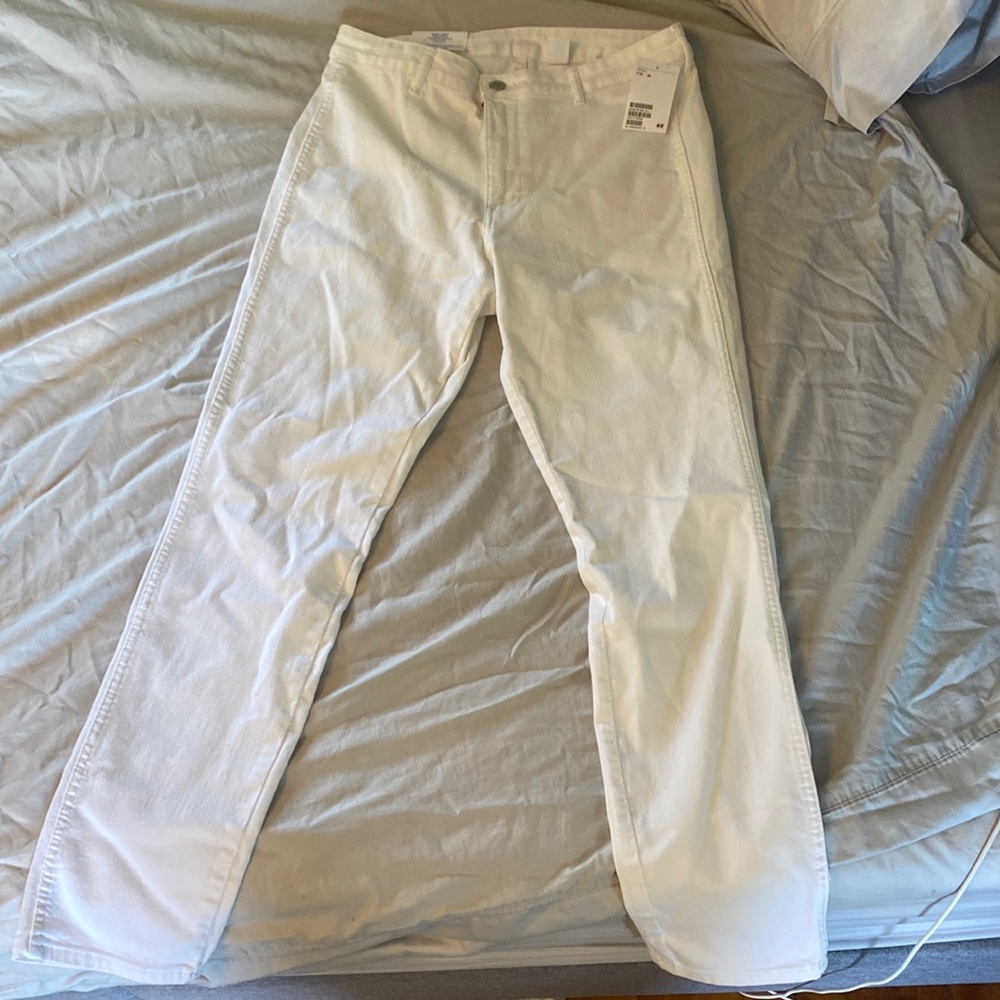 H&M white jeans never worn, new with tag